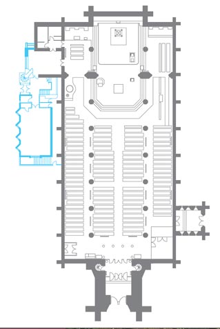 St Eugenes Cathedral, Floor Plan